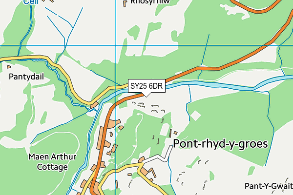 SY25 6DR map - OS VectorMap District (Ordnance Survey) SY25 6DR map - OS VectorMap District (Ordnance Survey)