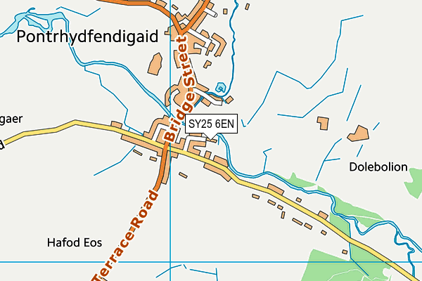 SY25 6EN map - OS VectorMap District (Ordnance Survey) SY25 6EN map - OS VectorMap District (Ordnance Survey)
