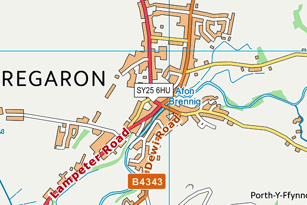 SY25 6HU map - OS VectorMap District (Ordnance Survey) SY25 6HU map - OS VectorMap District (Ordnance Survey)
