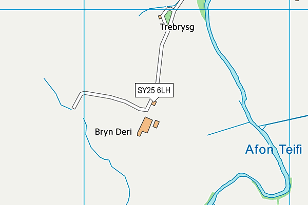 SY25 6LH map - OS VectorMap District (Ordnance Survey) SY25 6LH map - OS VectorMap District (Ordnance Survey)