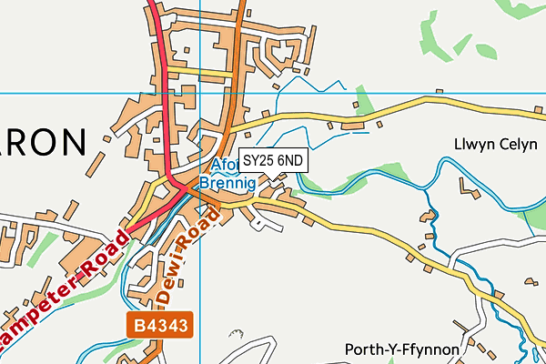 SY25 6ND map - OS VectorMap District (Ordnance Survey) SY25 6ND map - OS VectorMap District (Ordnance Survey)