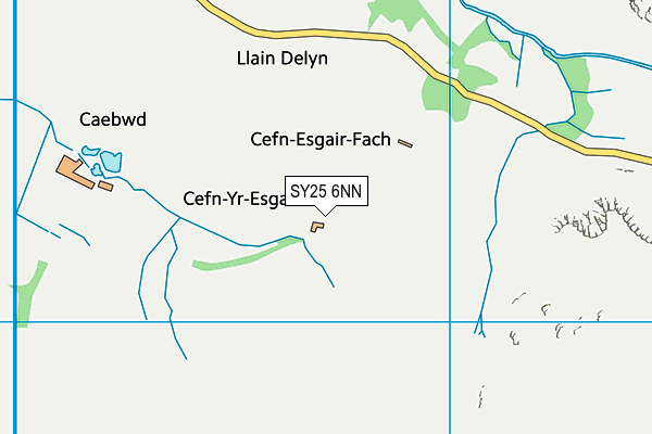 SY25 6NN map - OS VectorMap District (Ordnance Survey)