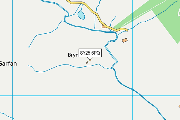 SY25 6PQ map - OS VectorMap District (Ordnance Survey) SY25 6PQ map - OS VectorMap District (Ordnance Survey)