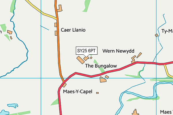 SY25 6PT map - OS VectorMap District (Ordnance Survey) SY25 6PT map - OS VectorMap District (Ordnance Survey)