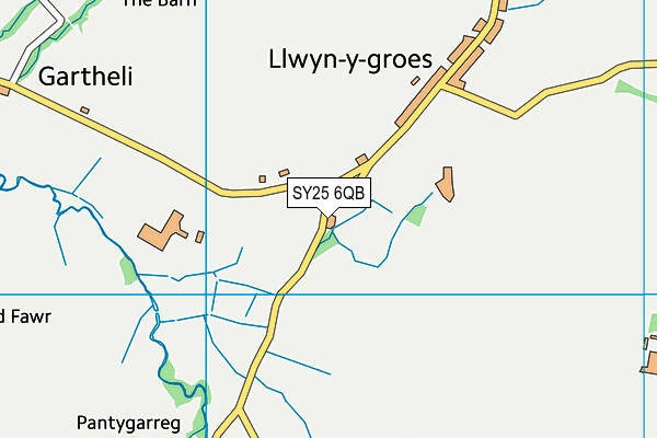 SY25 6QB map - OS VectorMap District (Ordnance Survey) SY25 6QB map - OS VectorMap District (Ordnance Survey)