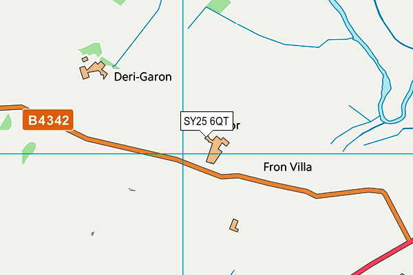 SY25 6QT map - OS VectorMap District (Ordnance Survey) SY25 6QT map - OS VectorMap District (Ordnance Survey)