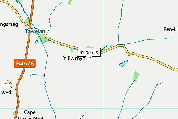 SY25 6TX map - OS VectorMap District (Ordnance Survey) SY25 6TX map - OS VectorMap District (Ordnance Survey)