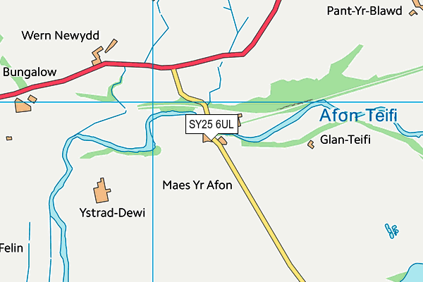 SY25 6UL map - OS VectorMap District (Ordnance Survey) SY25 6UL map - OS VectorMap District (Ordnance Survey)
