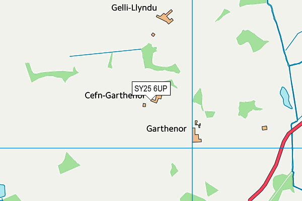 SY25 6UP map - OS VectorMap District (Ordnance Survey) SY25 6UP map - OS VectorMap District (Ordnance Survey)