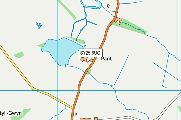 SY25 6UQ map - OS VectorMap District (Ordnance Survey) SY25 6UQ map - OS VectorMap District (Ordnance Survey)