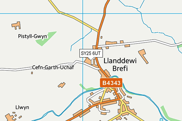 SY25 6UT map - OS VectorMap District (Ordnance Survey) SY25 6UT map - OS VectorMap District (Ordnance Survey)