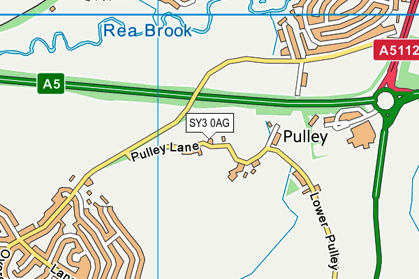 SY3 0AG map - OS VectorMap District (Ordnance Survey) SY3 0AG map - OS VectorMap District (Ordnance Survey)