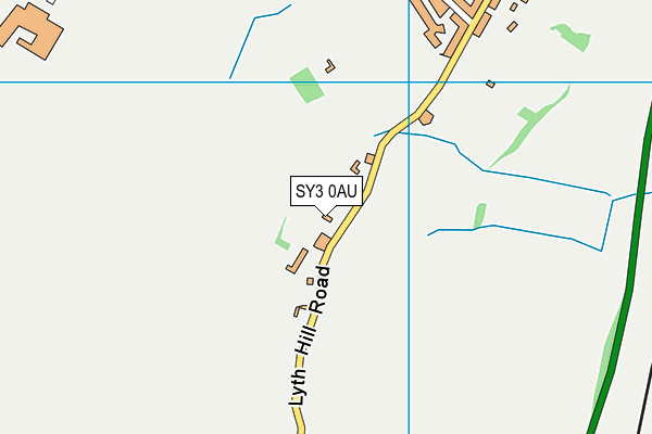 SY3 0AU map - OS VectorMap District (Ordnance Survey) SY3 0AU map - OS VectorMap District (Ordnance Survey)