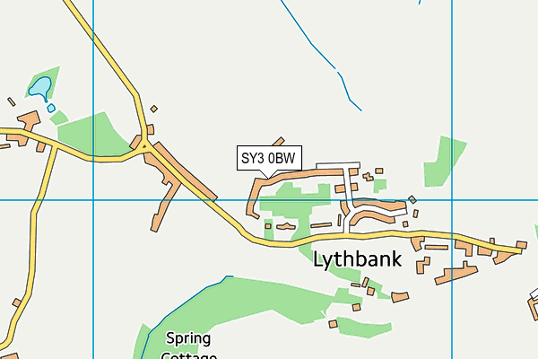SY3 0BW map - OS VectorMap District (Ordnance Survey) SY3 0BW map - OS VectorMap District (Ordnance Survey)