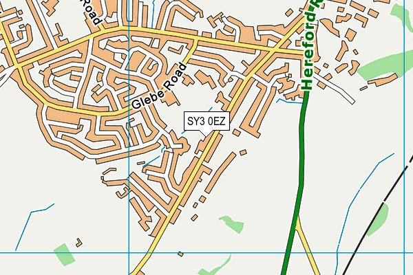 SY3 0EZ map - OS VectorMap District (Ordnance Survey) SY3 0EZ map - OS VectorMap District (Ordnance Survey)