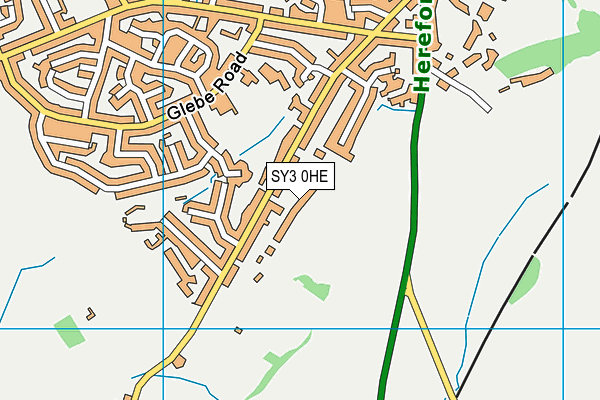 SY3 0HE map - OS VectorMap District (Ordnance Survey) SY3 0HE map - OS VectorMap District (Ordnance Survey)
