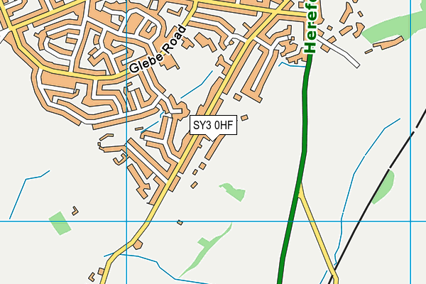 SY3 0HF map - OS VectorMap District (Ordnance Survey) SY3 0HF map - OS VectorMap District (Ordnance Survey)