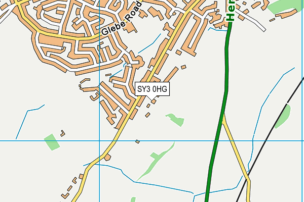 SY3 0HG map - OS VectorMap District (Ordnance Survey) SY3 0HG map - OS VectorMap District (Ordnance Survey)