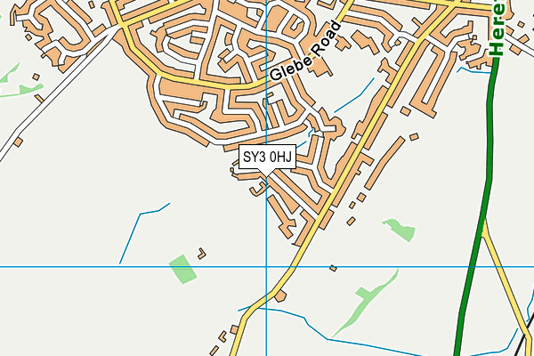 SY3 0HJ map - OS VectorMap District (Ordnance Survey)
