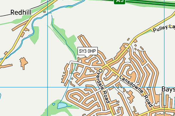 SY3 0HP map - OS VectorMap District (Ordnance Survey) SY3 0HP map - OS VectorMap District (Ordnance Survey)