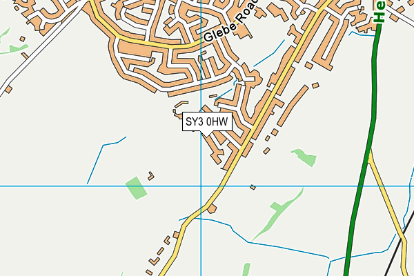 SY3 0HW map - OS VectorMap District (Ordnance Survey) SY3 0HW map - OS VectorMap District (Ordnance Survey)