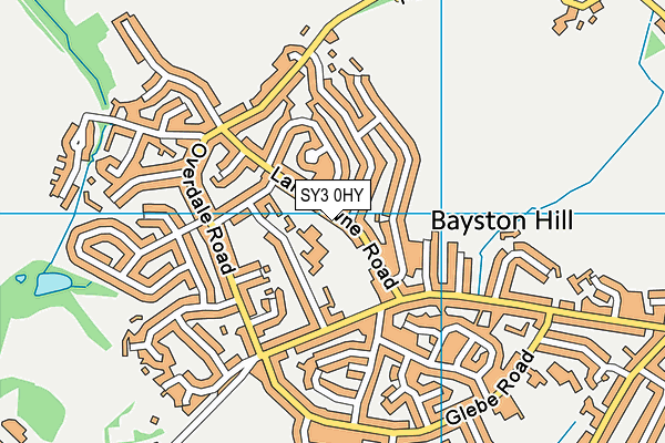 SY3 0HY map - OS VectorMap District (Ordnance Survey) SY3 0HY map - OS VectorMap District (Ordnance Survey)