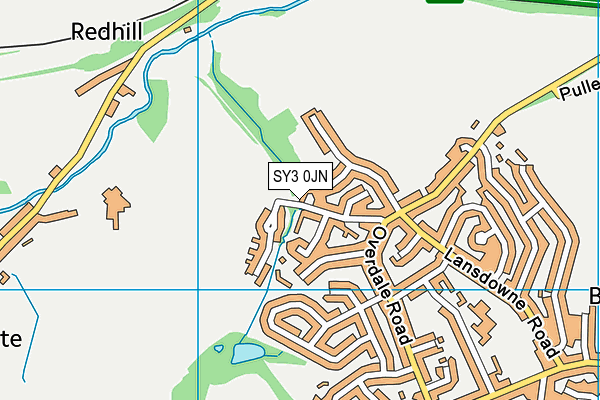 SY3 0JN map - OS VectorMap District (Ordnance Survey) SY3 0JN map - OS VectorMap District (Ordnance Survey)