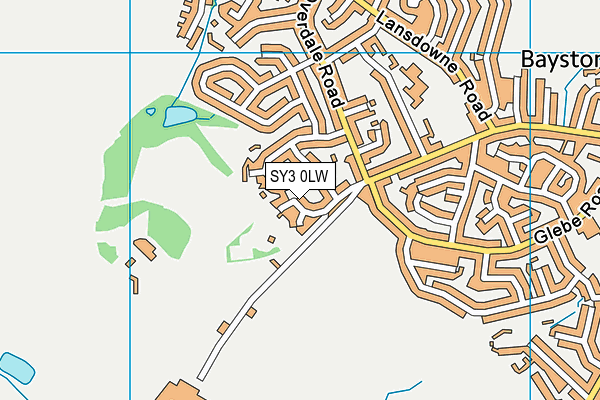 SY3 0LW map - OS VectorMap District (Ordnance Survey) SY3 0LW map - OS VectorMap District (Ordnance Survey)