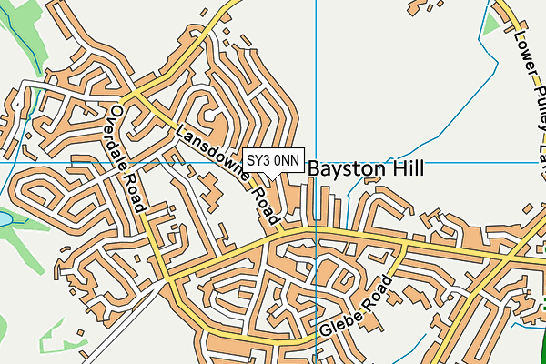 SY3 0NN map - OS VectorMap District (Ordnance Survey) SY3 0NN map - OS VectorMap District (Ordnance Survey)