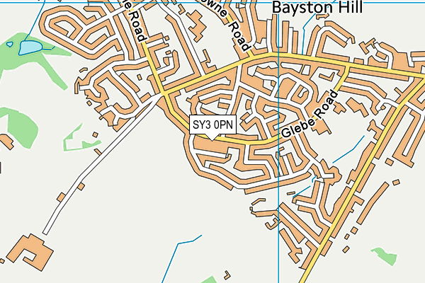 SY3 0PN map - OS VectorMap District (Ordnance Survey) SY3 0PN map - OS VectorMap District (Ordnance Survey)