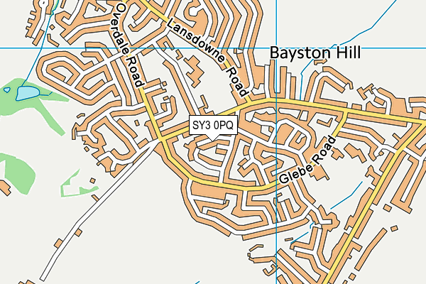 SY3 0PQ map - OS VectorMap District (Ordnance Survey)