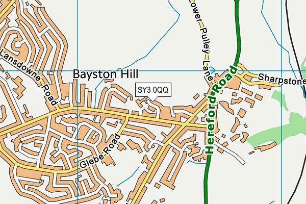 SY3 0QQ map - OS VectorMap District (Ordnance Survey) SY3 0QQ map - OS VectorMap District (Ordnance Survey)