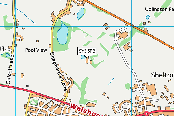 SY3 5FB map - OS VectorMap District (Ordnance Survey) SY3 5FB map - OS VectorMap District (Ordnance Survey)