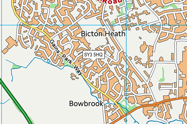 SY3 5HQ map - OS VectorMap District (Ordnance Survey) SY3 5HQ map - OS VectorMap District (Ordnance Survey)