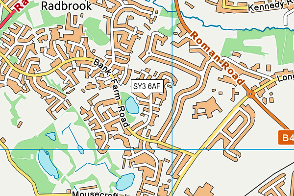 SY3 6AF map - OS VectorMap District (Ordnance Survey) SY3 6AF map - OS VectorMap District (Ordnance Survey)
