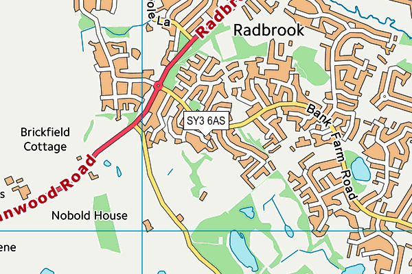 SY3 6AS map - OS VectorMap District (Ordnance Survey) SY3 6AS map - OS VectorMap District (Ordnance Survey)