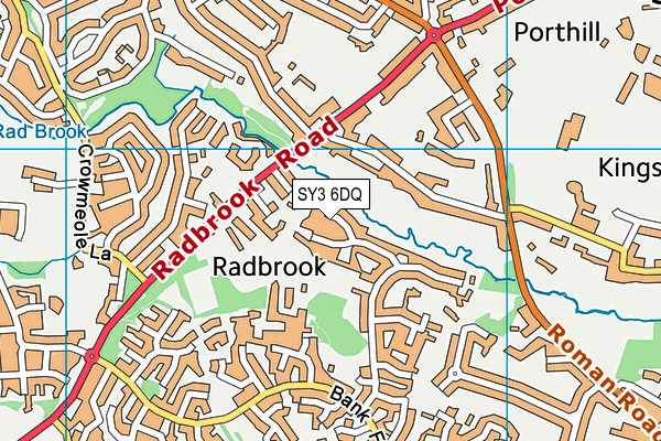 SY3 6DQ map - OS VectorMap District (Ordnance Survey) SY3 6DQ map - OS VectorMap District (Ordnance Survey)