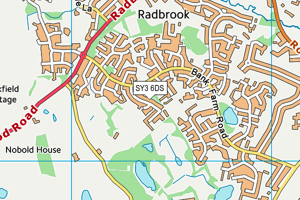 SY3 6DS map - OS VectorMap District (Ordnance Survey) SY3 6DS map - OS VectorMap District (Ordnance Survey)