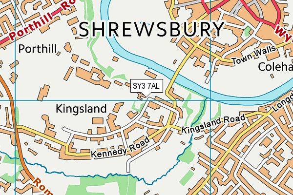 SY3 7AL map - OS VectorMap District (Ordnance Survey) SY3 7AL map - OS VectorMap District (Ordnance Survey)