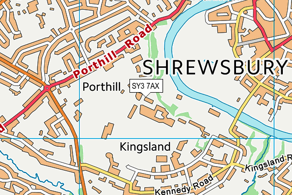 SY3 7AX map - OS VectorMap District (Ordnance Survey) SY3 7AX map - OS VectorMap District (Ordnance Survey)