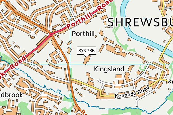 SY3 7BB map - OS VectorMap District (Ordnance Survey) SY3 7BB map - OS VectorMap District (Ordnance Survey)
