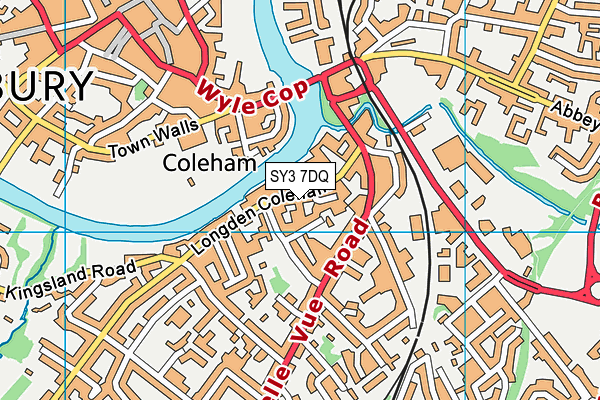 SY3 7DQ map - OS VectorMap District (Ordnance Survey) SY3 7DQ map - OS VectorMap District (Ordnance Survey)