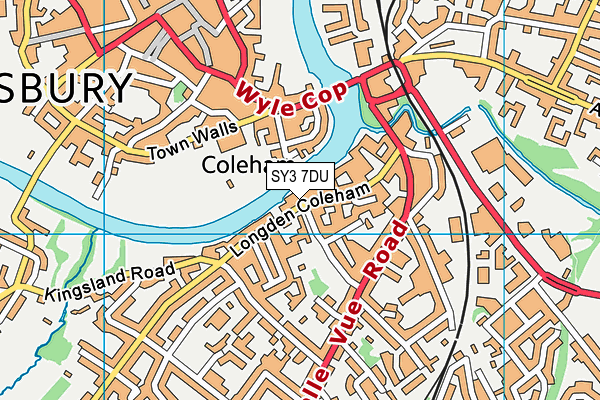 SY3 7DU map - OS VectorMap District (Ordnance Survey) SY3 7DU map - OS VectorMap District (Ordnance Survey)