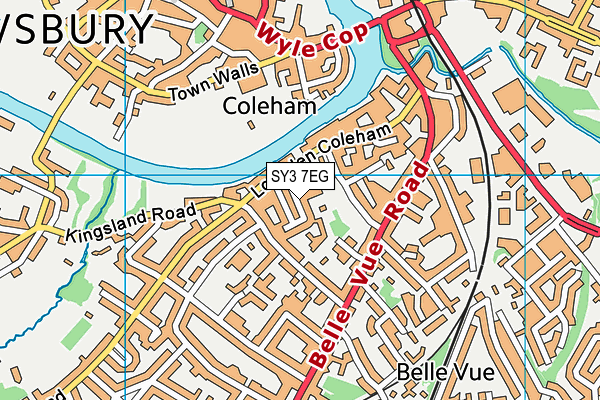 SY3 7EG map - OS VectorMap District (Ordnance Survey) SY3 7EG map - OS VectorMap District (Ordnance Survey)