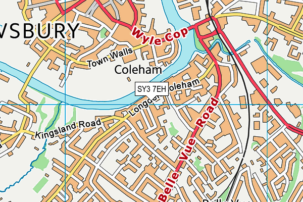 SY3 7EH map - OS VectorMap District (Ordnance Survey) SY3 7EH map - OS VectorMap District (Ordnance Survey)