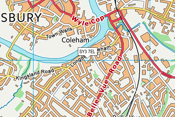 SY3 7EL map - OS VectorMap District (Ordnance Survey) SY3 7EL map - OS VectorMap District (Ordnance Survey)