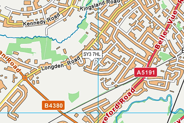 SY3 7HL map - OS VectorMap District (Ordnance Survey) SY3 7HL map - OS VectorMap District (Ordnance Survey)