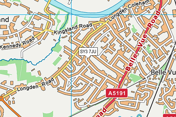 SY3 7JU map - OS VectorMap District (Ordnance Survey) SY3 7JU map - OS VectorMap District (Ordnance Survey)