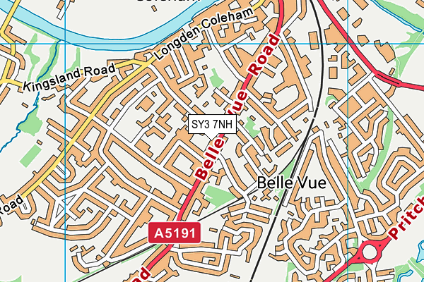 SY3 7NH map - OS VectorMap District (Ordnance Survey) SY3 7NH map - OS VectorMap District (Ordnance Survey)