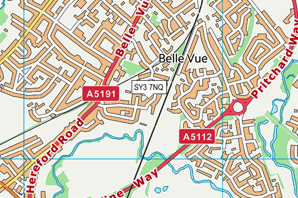 SY3 7NQ map - OS VectorMap District (Ordnance Survey) SY3 7NQ map - OS VectorMap District (Ordnance Survey)